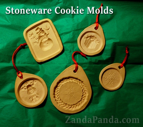 New Christmas Cookie Molds from ZANDA PANDA