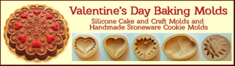 Valentine's Day Baking Molds form ZANDA PANDA!