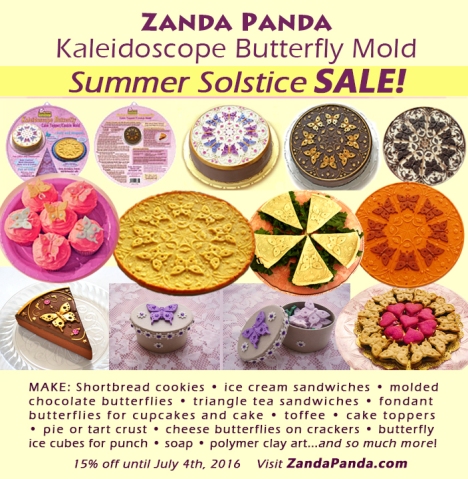 Kaleidoscope Butterfly Mold Summer Solstice Sale!